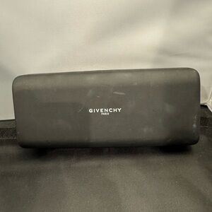 Givenchy Clam Shell Rectangle Sunglasses Case Black Protective